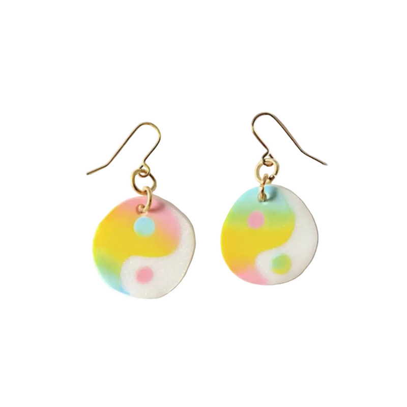 Chungawawa - Unicorn Yin Yang Earrings