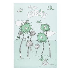 Daniel Arsham x Dr. Seuss "The Lorax" - Eco-Friendly Hommage Poster