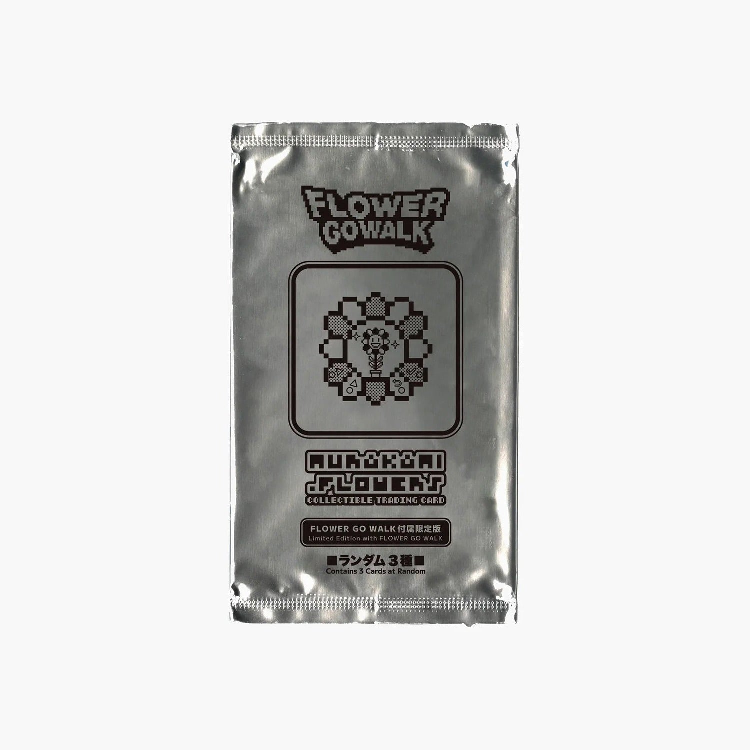 Takashi Murakami - Flower Go Walk Game - Aurora: Black x White (with Collectible Trading Card)