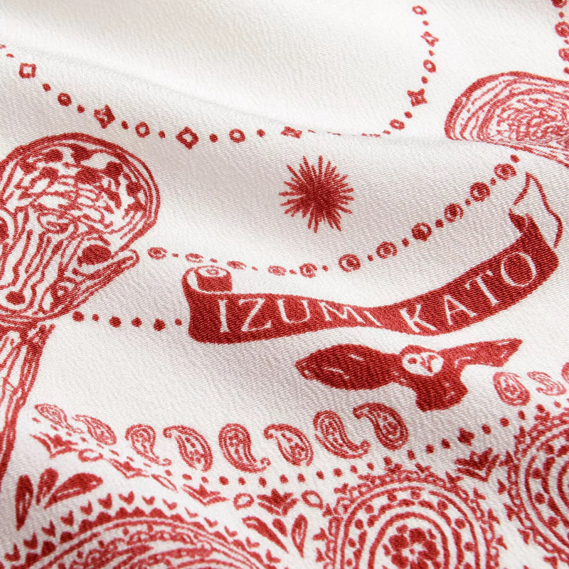 Izumi Kato x Chiso - Fukusa Handkerchief (Red)