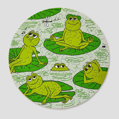Le Puzz - Peace Frogs Mini Puzzle