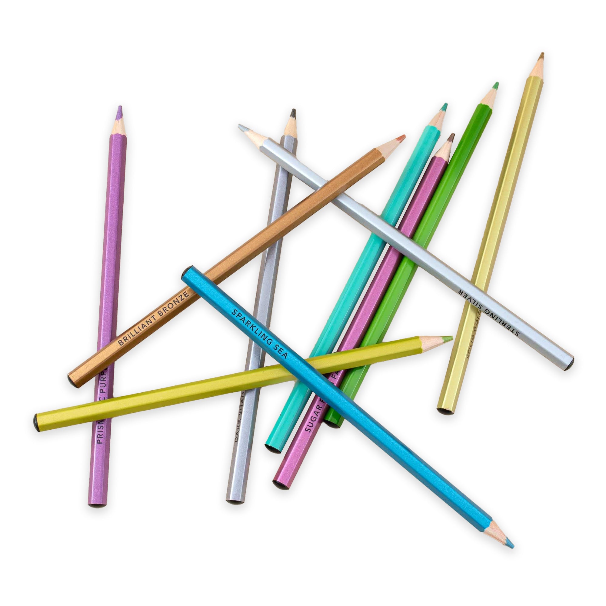 Bright Ideas - 10 Metallic Colored Pencils