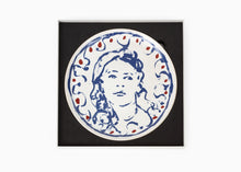 Load image into Gallery viewer, Claire Tabouret - Portrait with Curls - Stoneware Plate
