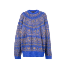 Load image into Gallery viewer, Izumi Kato x Anteprima - Fair Isle Spazzolato Sweater (Blue)