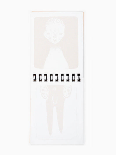 Izumi Kato - Spiral Ring Small Notebook (Boy & Girl)