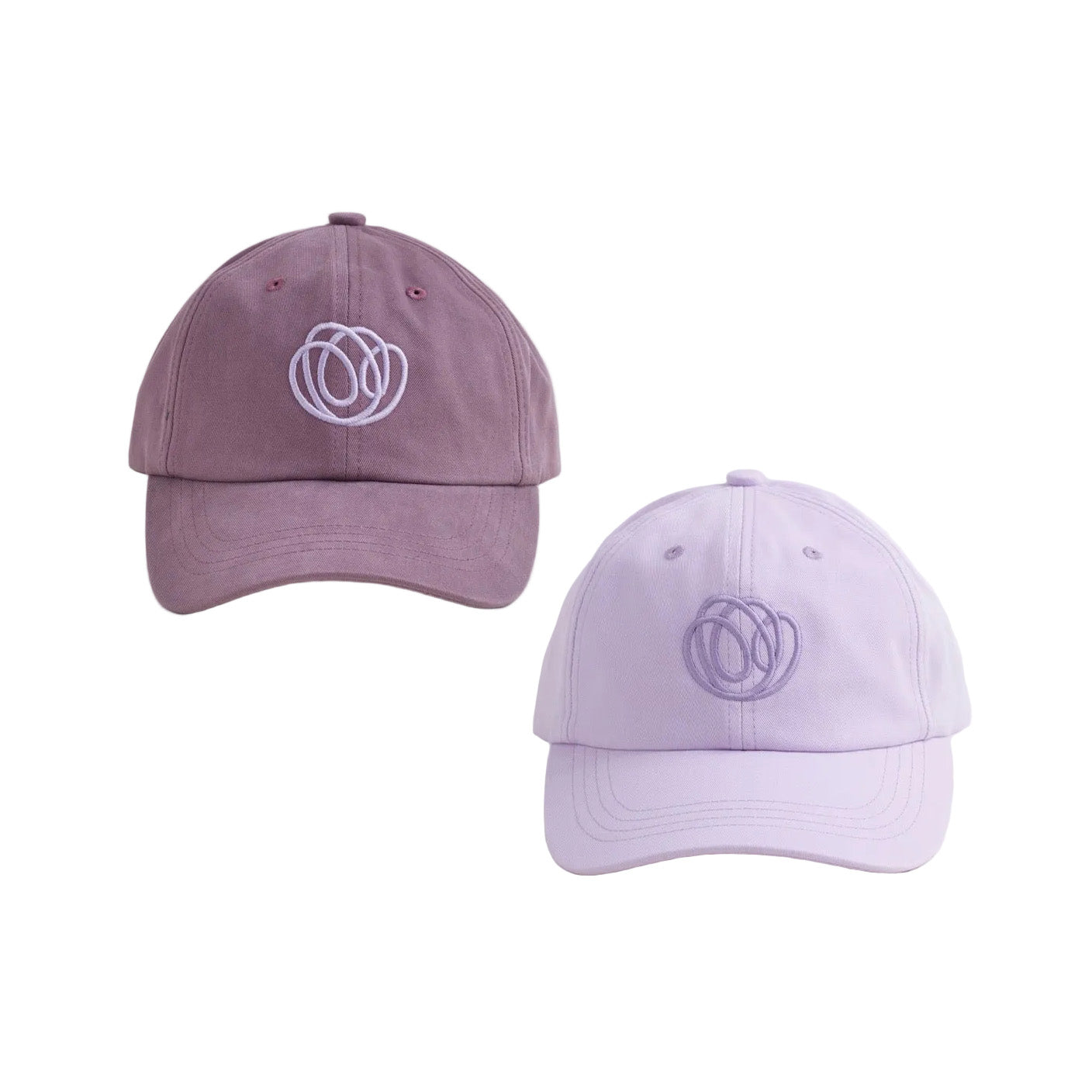 Josh Sperling - Lily Hat (Pale Pink & Brownish Purple)