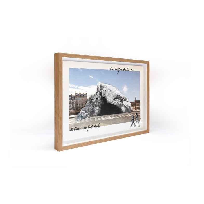 JR - Caverne du Pont Neuf, vue du quai du Louvre, Paris, France, 2026 (Framed)