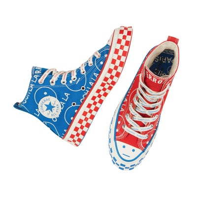 Nina Chanel Abney x Converse - Chuck 70 (Red/Blue) Shoes