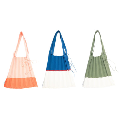 Perrotin Tote Bag - Pleated Sweater (Assorted Colors)