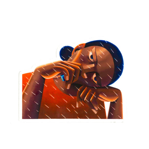 Robin F. Williams - Vaping in the Rain Sticker