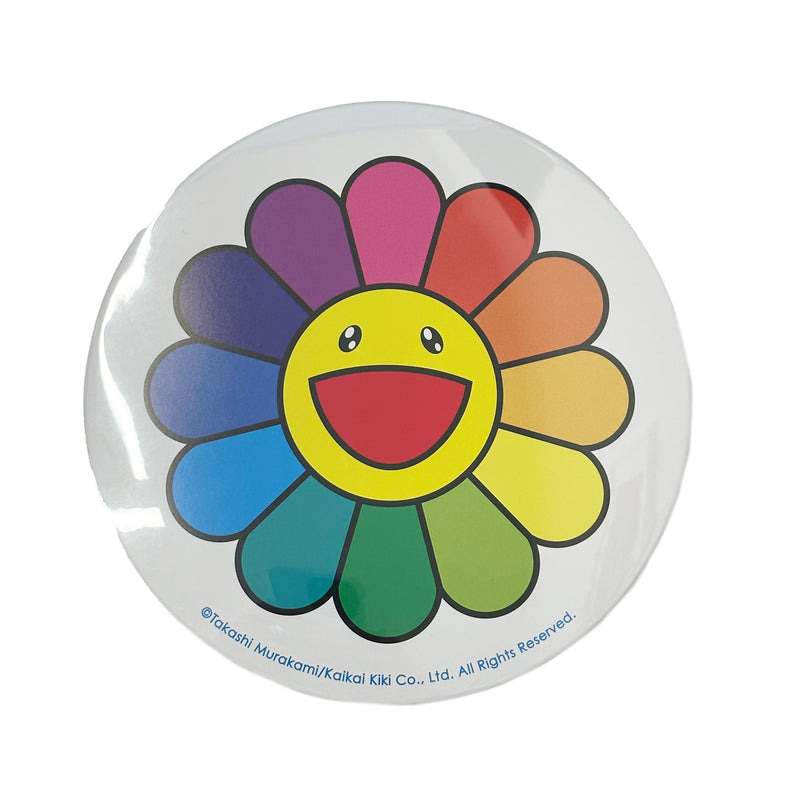 Takashi Murakami - Can Badge - Large - Rainbow Flower