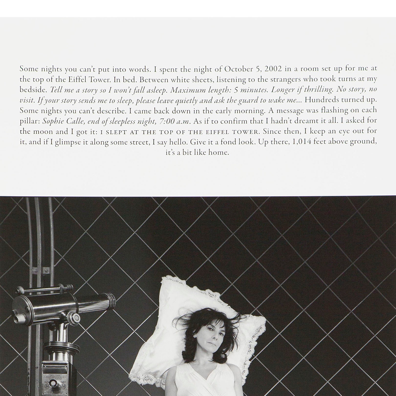Sophie Calle - Room with a View | Chambre Avec Vue (English)
