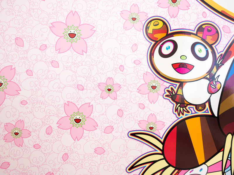 Takashi Murakami - Cherry Blossoms and Pandas, 2020