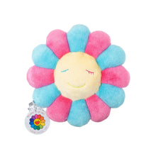 Load image into Gallery viewer, Takashi Murakami - Flower Pillow - Pink & Blue (60cm)