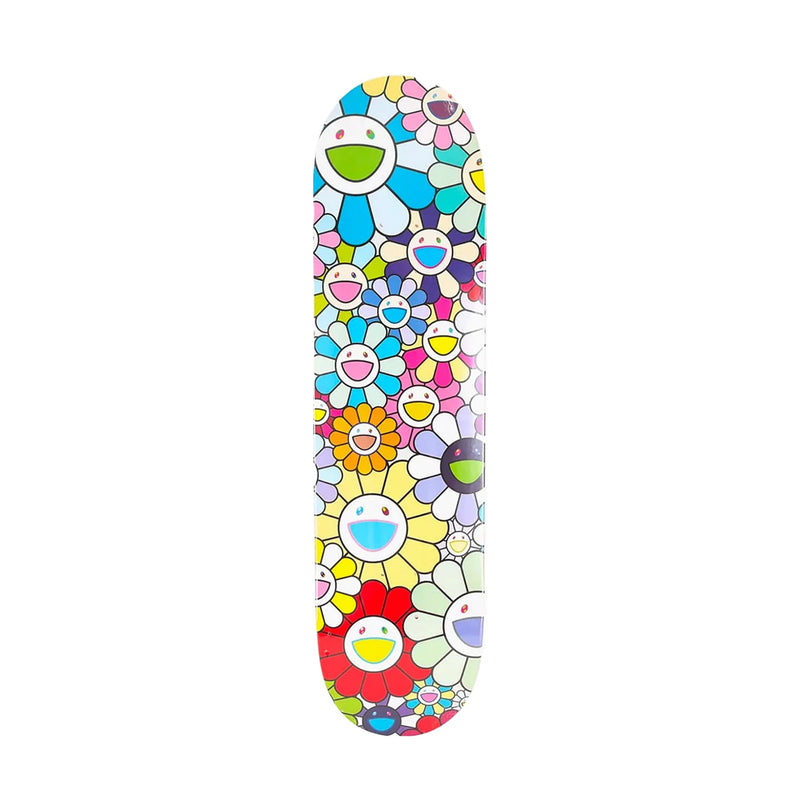 Takashi Murakami - Five Rows of Flowers Skateboard Deck (Design 4)
