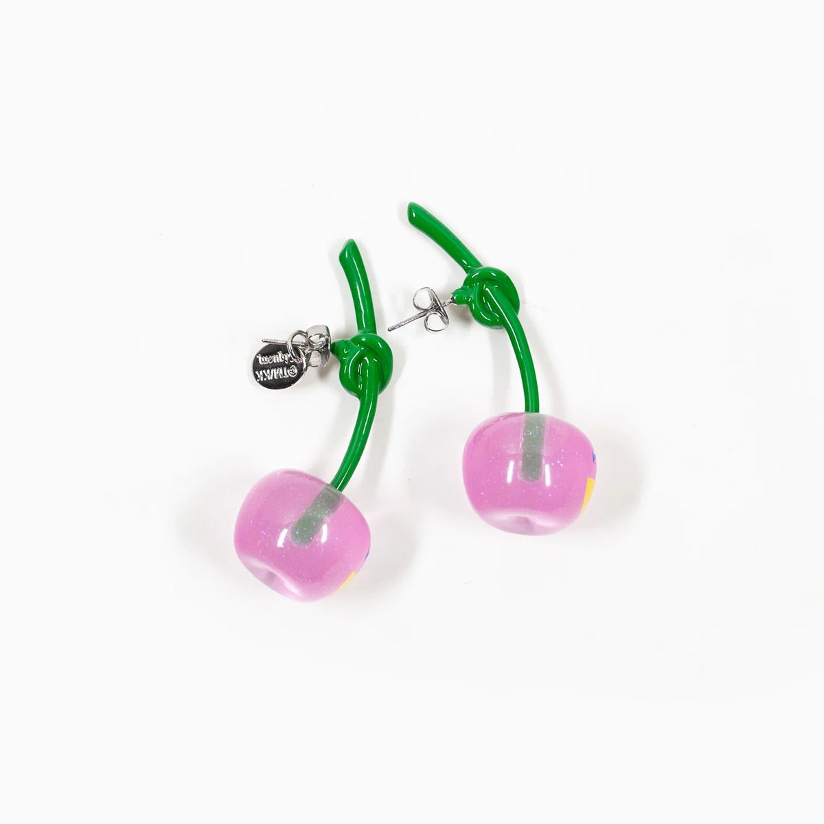アクセサリー harumeki Takashi Murakami x Liquem - Cherry Earrings (Baby Pink) – Perrotin
