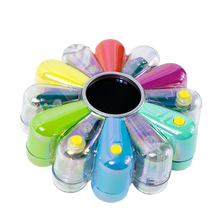 Load image into Gallery viewer, Takashi Murakami - Flower Go Walk Game - Aurora: Multi x White (with Collectible Trading Card)