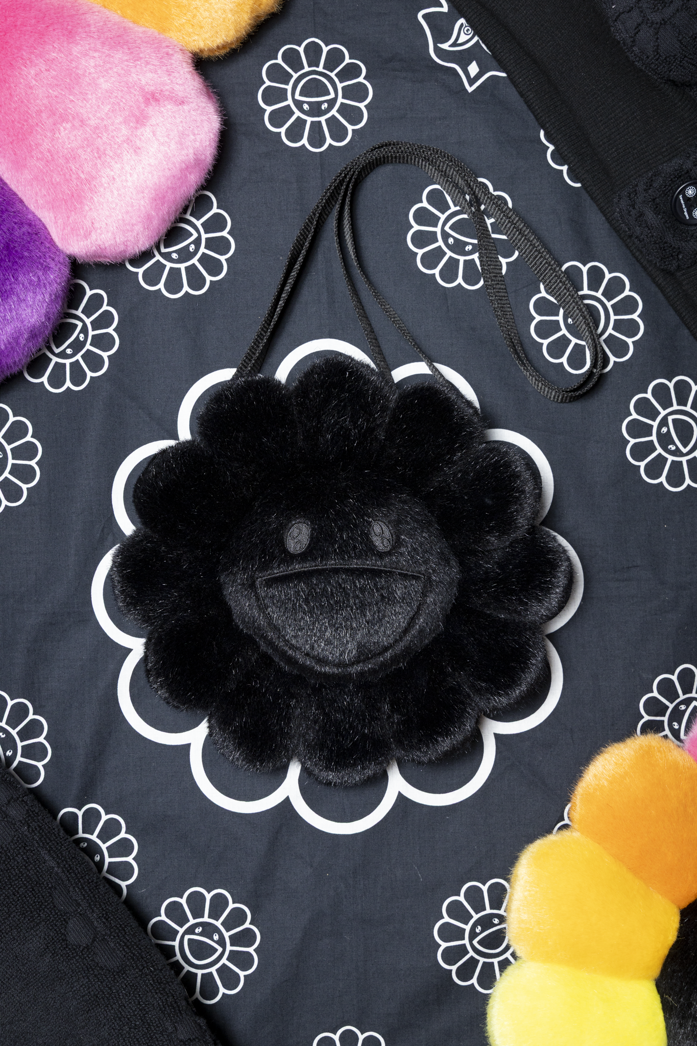 Takashi Murakami - Flower Pochette - All Black