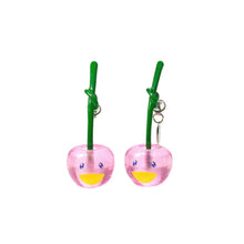 Load image into Gallery viewer, Takashi Murakami x Liquem - Cherry Earrings (Baby Pink)