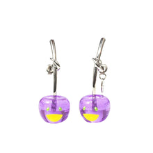 Load image into Gallery viewer, Takashi Murakami x Liquem - Cherry Earrings (Purple)