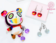 Load image into Gallery viewer, Takashi Murakami x Liquem - Cherry Earrings (Purple)