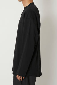 Izumi Kato x D-VEC Almost Black - Cotton Plating Long Shirt