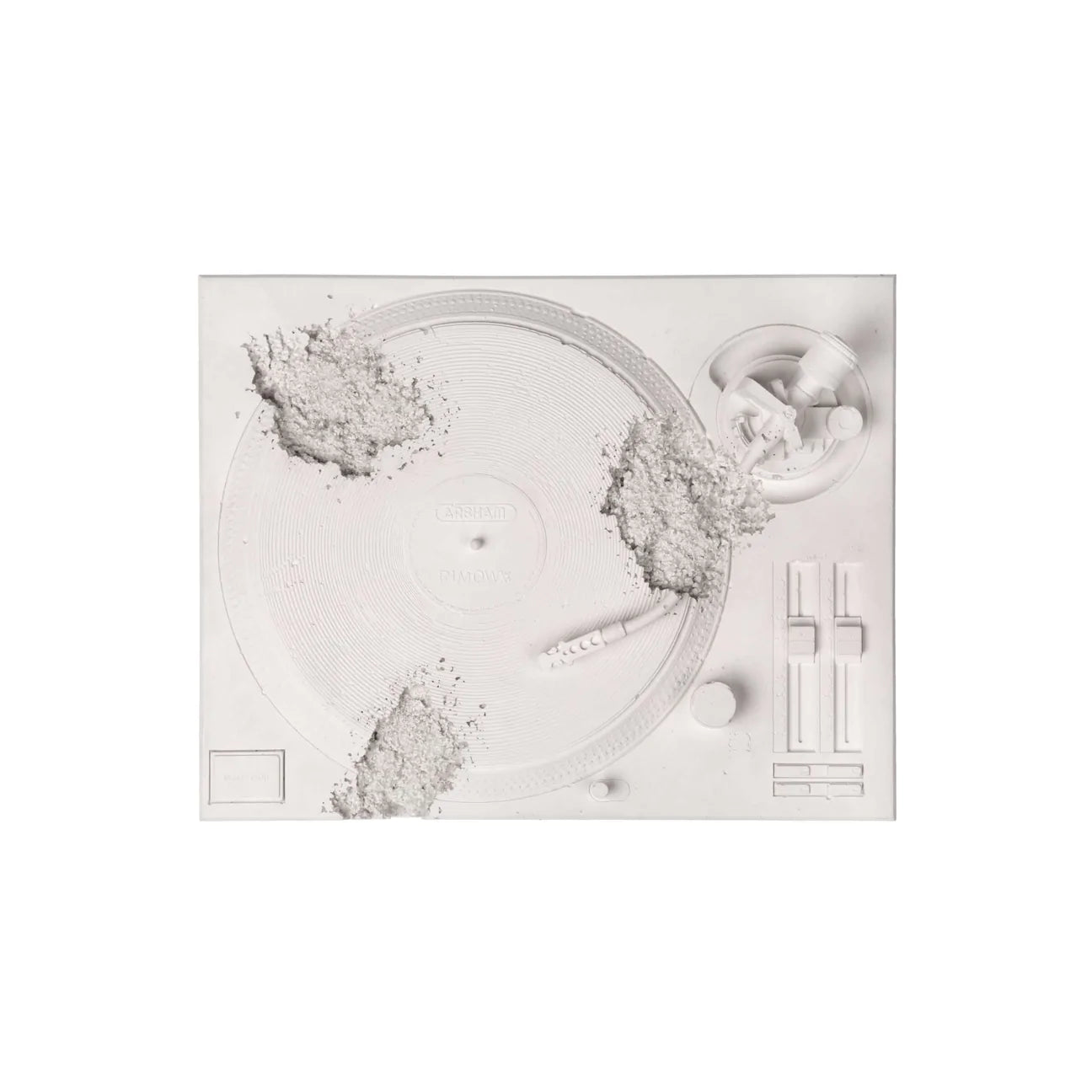 Daniel Arsham x RIMOWA - Eroded Turntable (Silver)
