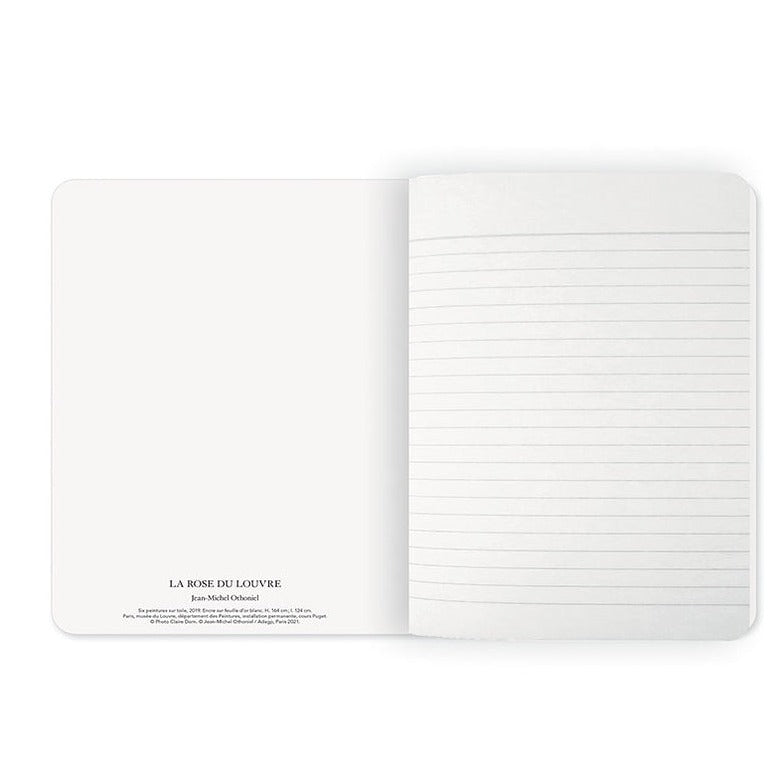 Jean-Michel Othoniel - La Rose du Louvre - Silver Gray Notebook