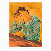 Load image into Gallery viewer, Claire Tabouret - Self Portrait at the Table (Orange) Poster
