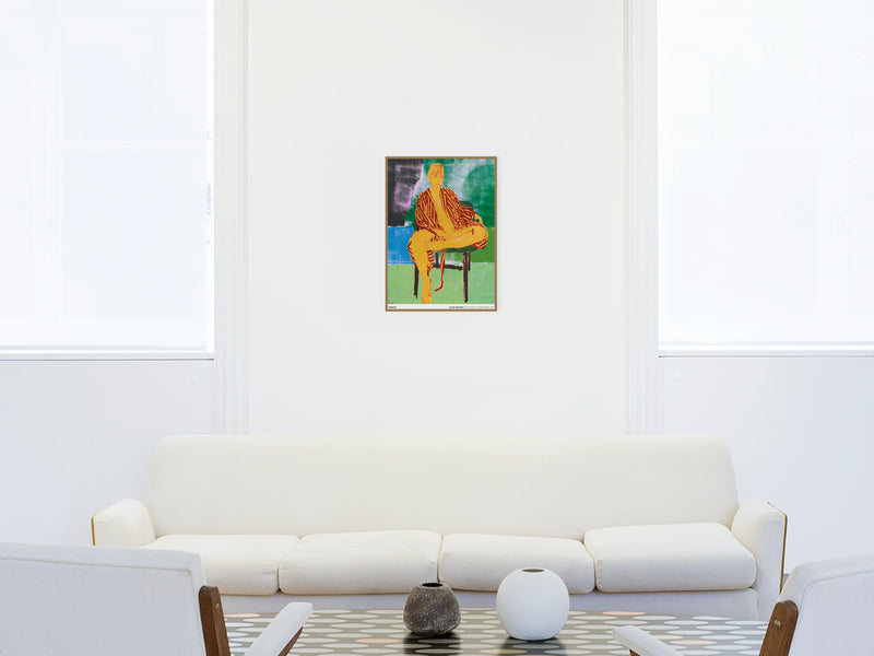 Claire Tabouret - Exhibition Poster: Self Portrait in a Robe (Green) (Standard)