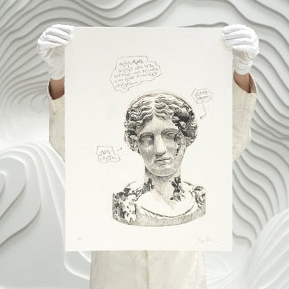 Daniel Arsham - Eroded Classical Prints (Set of 3)