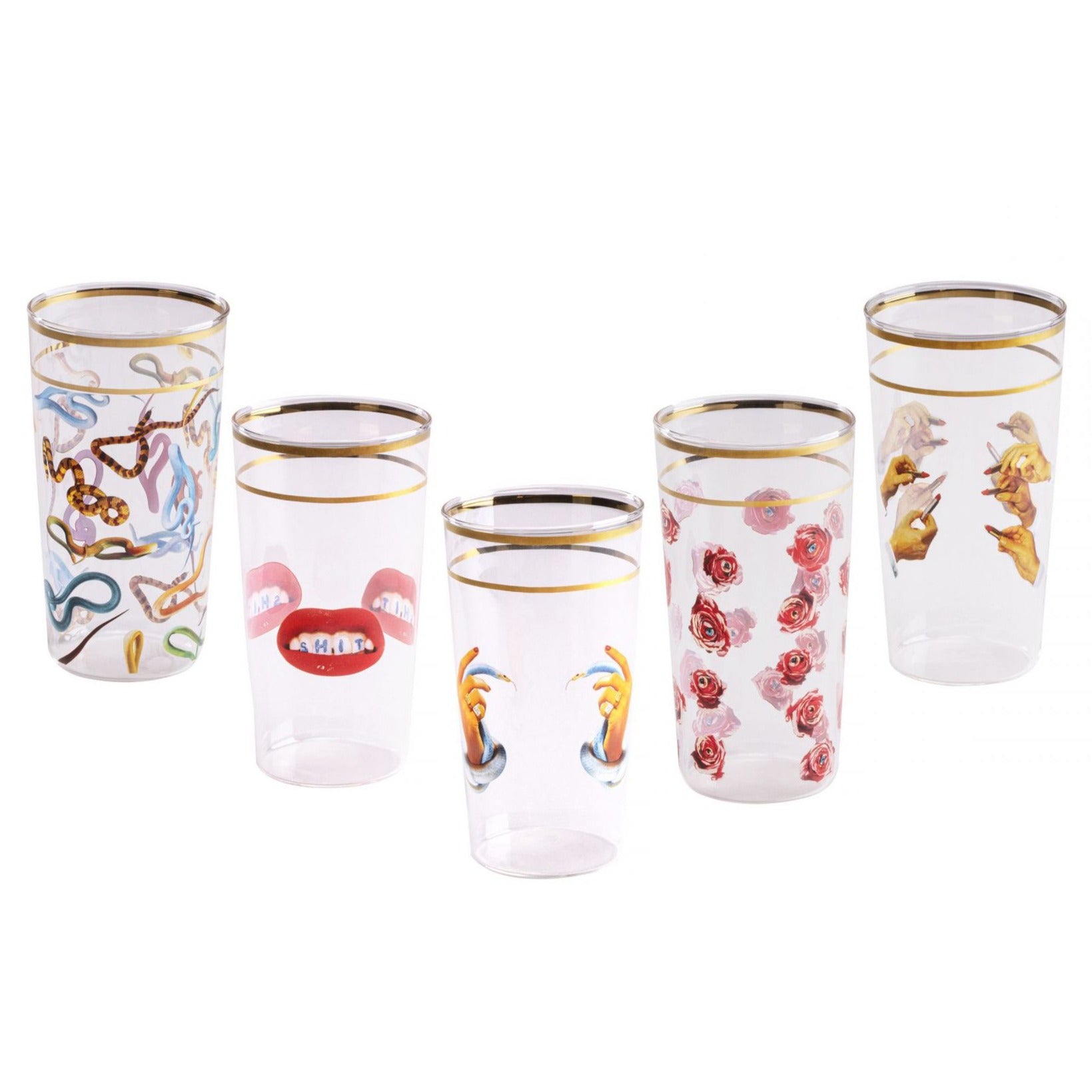 Toiletpaper (Maurizio Cattelan x Pierpaolo Ferrari) - Drinking Glass