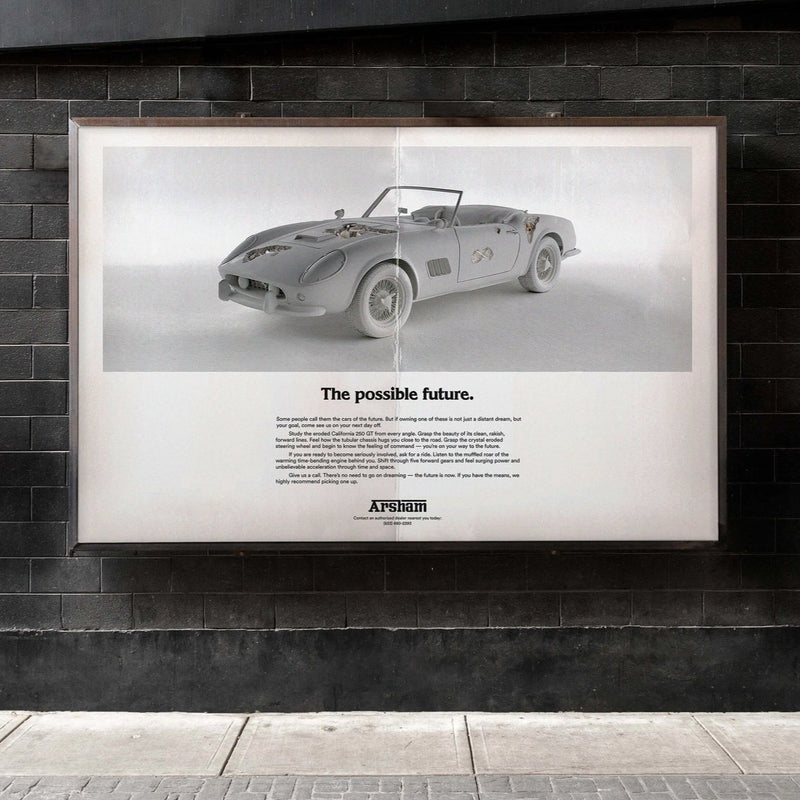 Daniel Arsham - Fictional Advertisement Poster - 250 GT California (Individual)