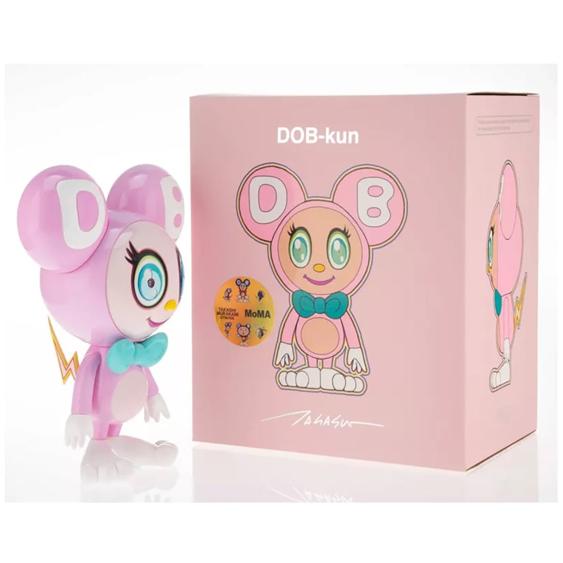 Takashi Murakami - DOB-kun (Light Pink) Paulownia Box Edition