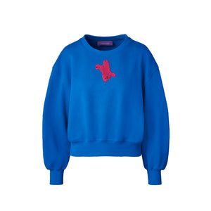 Paola Pivi - Muskoka Cropped Crewneck Sweater - Cobalt Blue