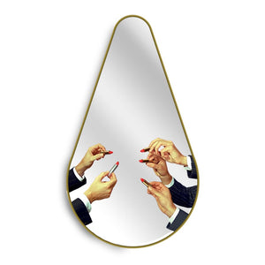 Toiletpaper (Maurizio Cattelan x Pierpaolo Ferrari) - Pear Shaped Mirror