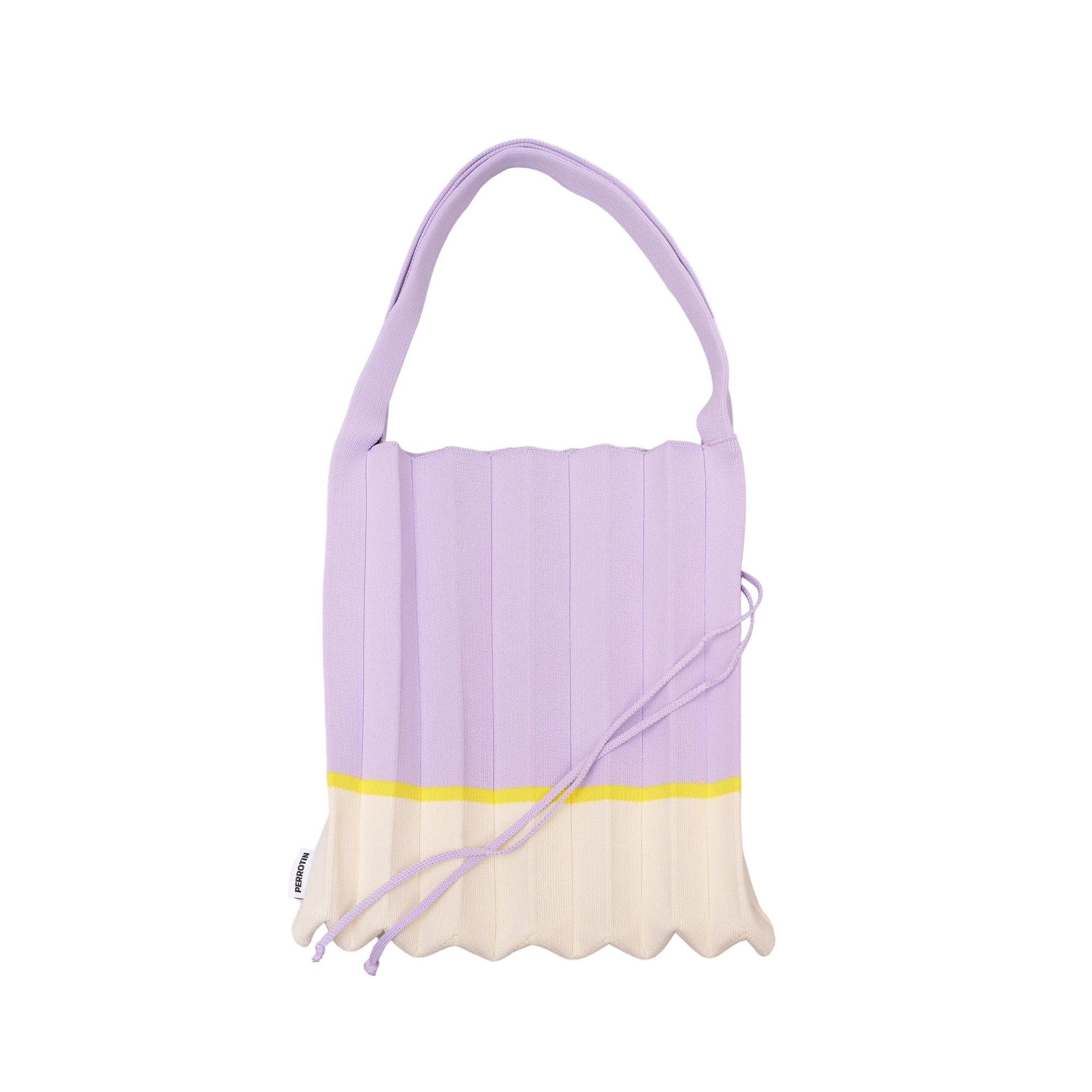 Perrotin Tote Bag - Pleated Sweater (Pastel Colors)
