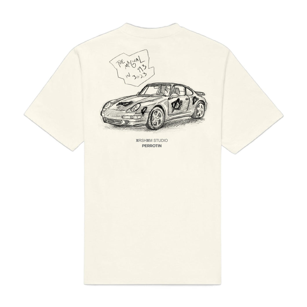 Daniel Arsham - 20 Years: T-Shirt - Porsche (Cream)