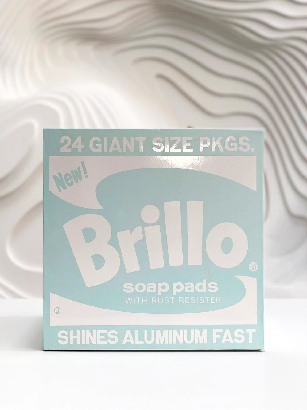 Daniel Arsham - Eroded Brillo Box (Blue) – Perrotin New York Daniel Arsham - Eroded Brillo Box (Blue) – Perrotin New York