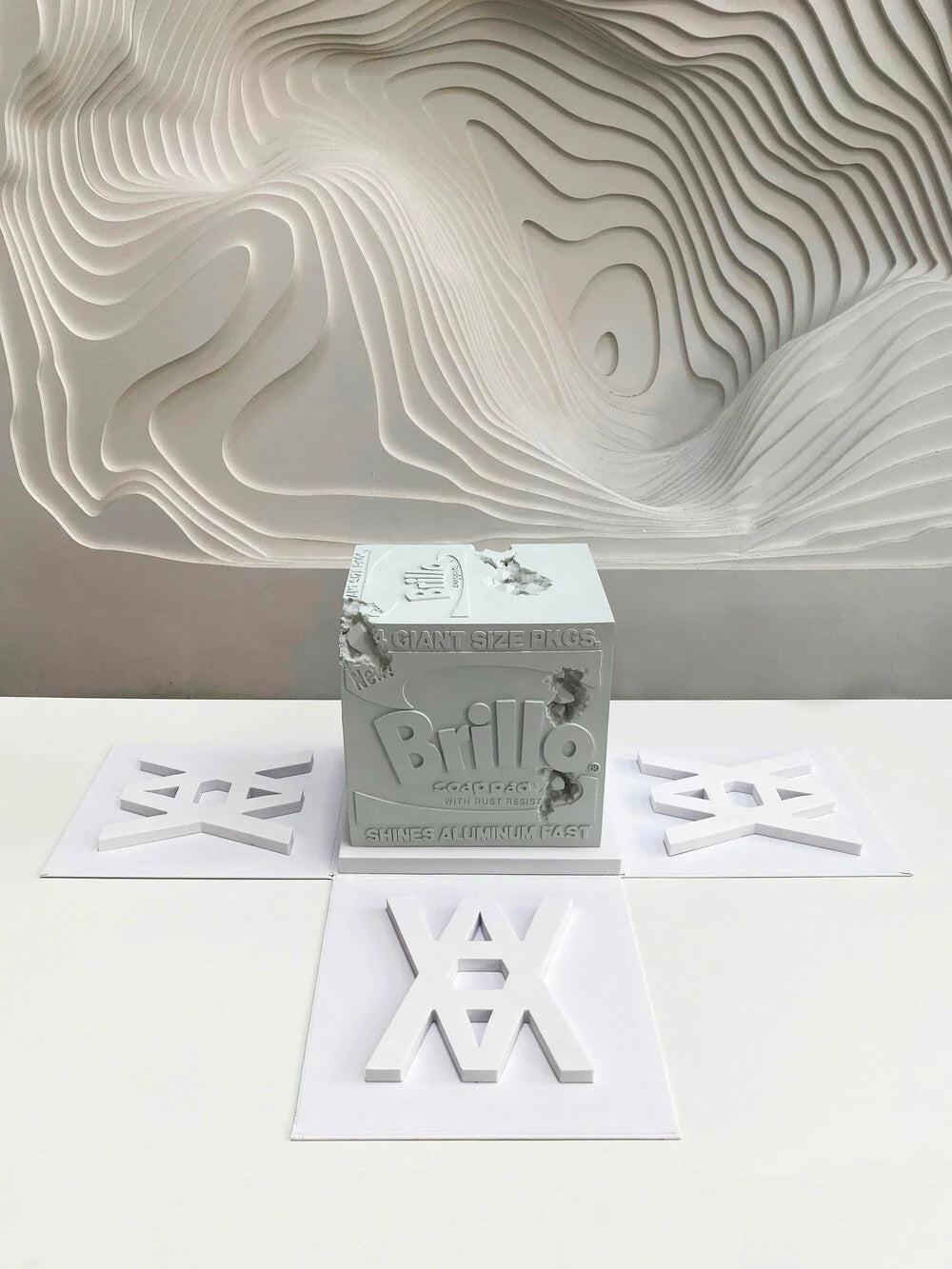 Daniel Arsham - Eroded Brillo Box (Blue) – Perrotin New York Daniel Arsham - Eroded Brillo Box (Blue) – Perrotin New York