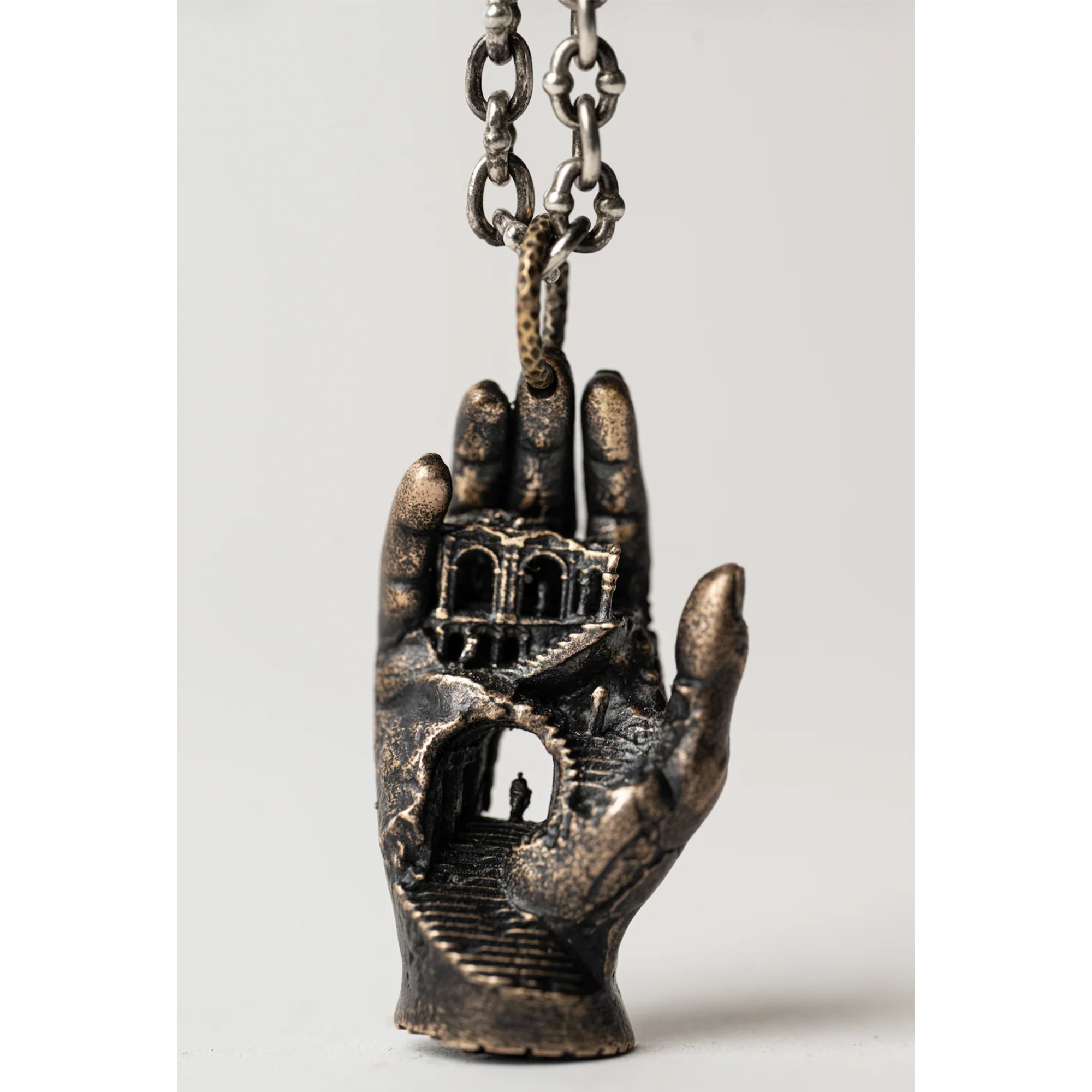Daniel Arsham – Hand Labyrinth Pendant Necklace