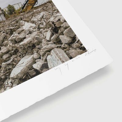 JR - 28 Millimètres, Portrait d'une génération, B5, Destruction 1, Montfermeil, France, 2025