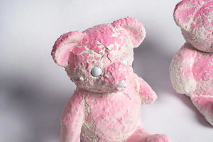 Daniel Arsham - Pink Cracked Bear