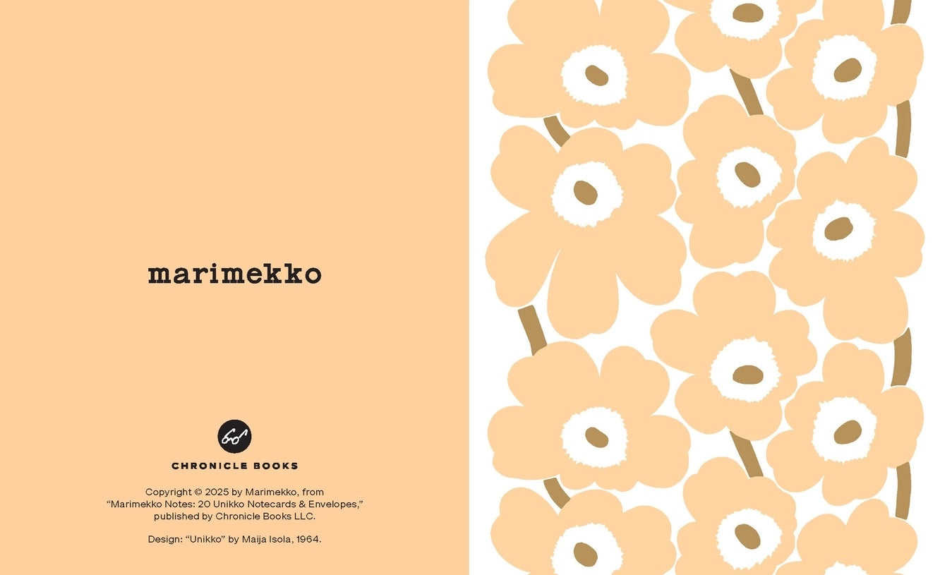 Marimekko - Unikko Notecard Box (20 Cards and Envelopes)