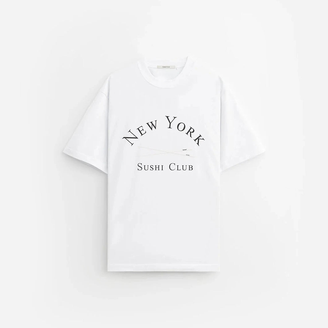 New York Sushi Club - Relaxed Tee (White)