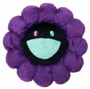 Takashi Murakami - Flower Pillow - Purple (30cm)