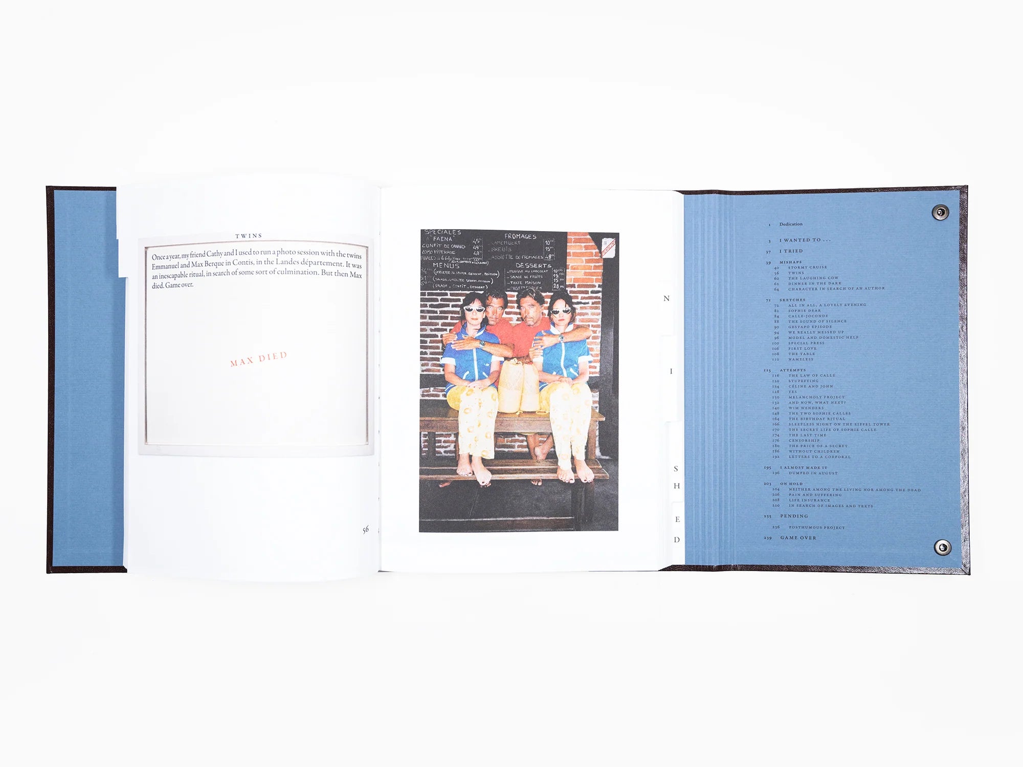 Sophie Calle - Catalogue Raisonné of the Unfinished