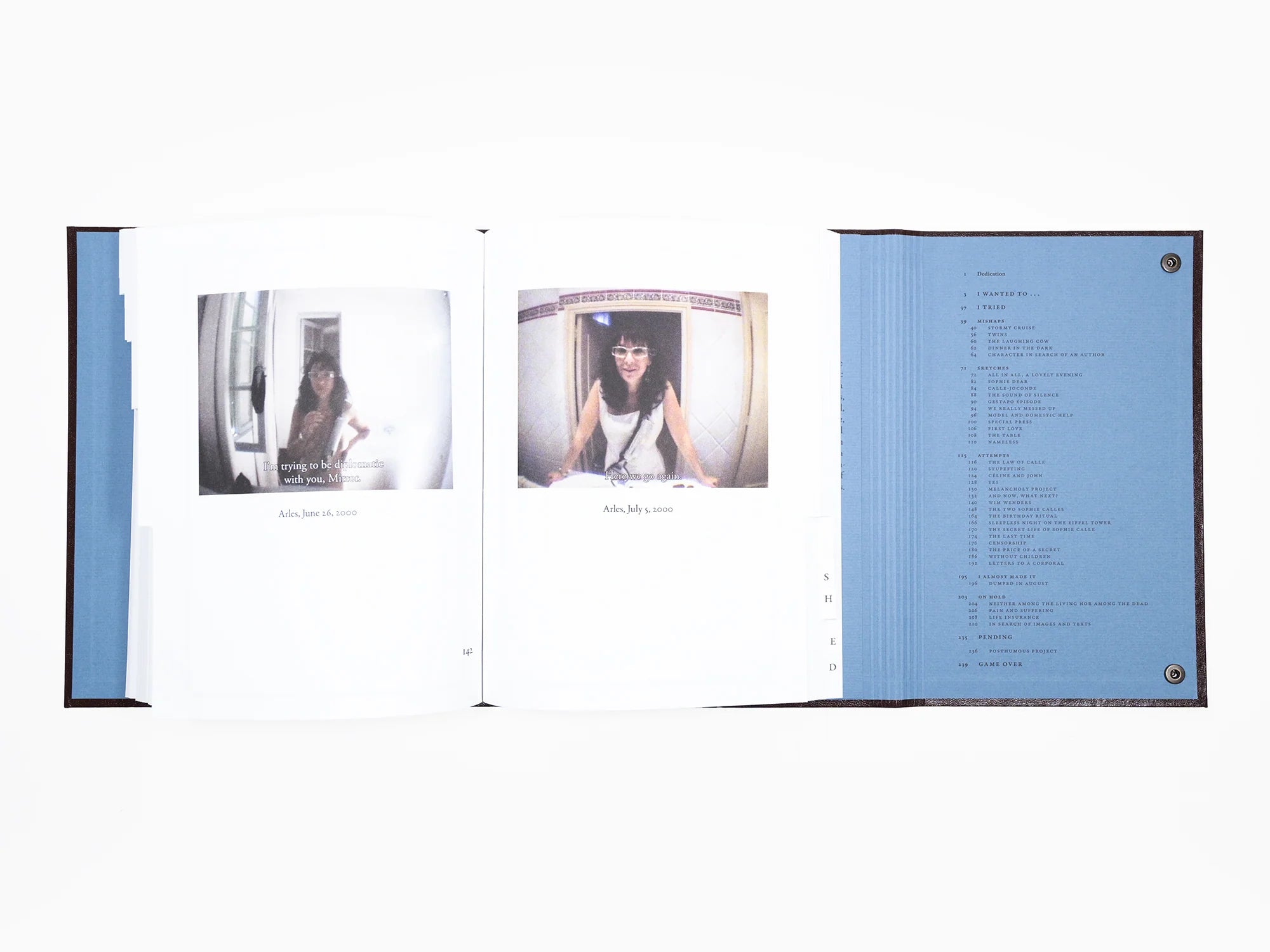 Sophie Calle - Catalogue Raisonné of the Unfinished