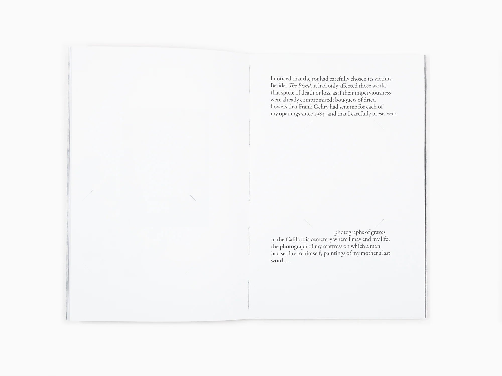 Sophie Calle - Neither Give Nor Throw Away