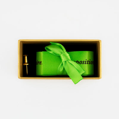 Sophie Calle - Proposition pour un rituel d'anniversaire, 2026 (Kiwi Green)
